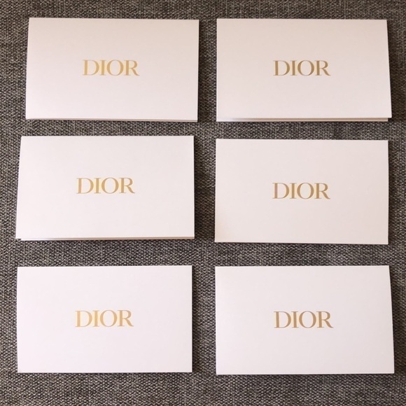 DIOR Gift Wedding Envelop with Interior Pocket Set of 12 White Holiday - Picture 2 of 13